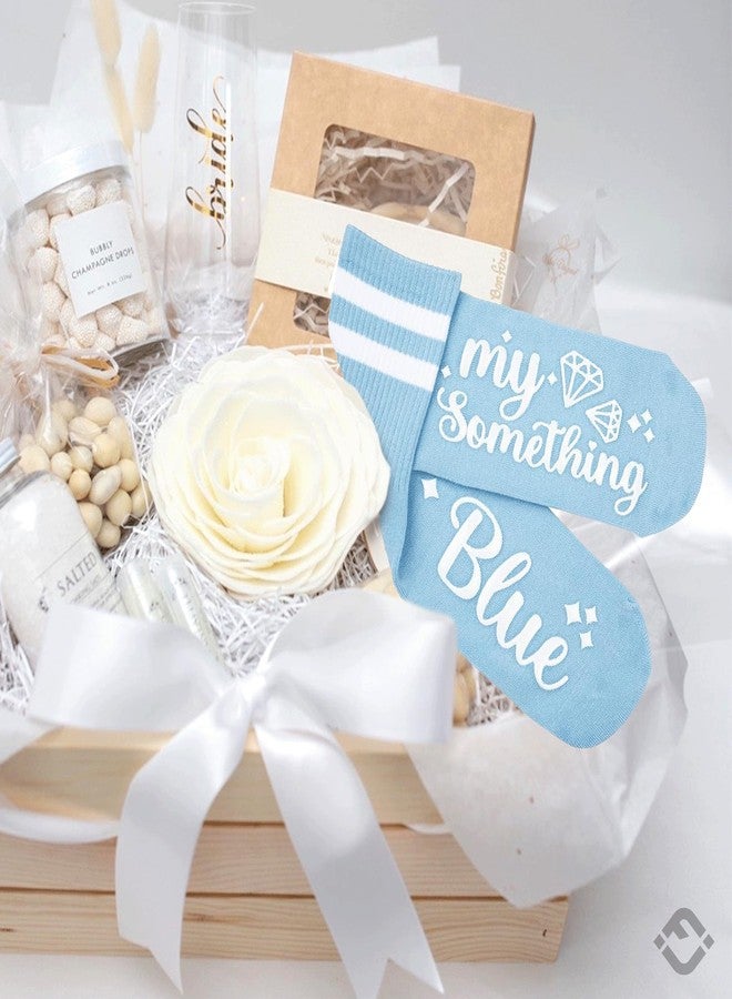 فنكي جونك جوارب قطنية مخططة مزدوجة من فانكي جانك - ماي سامثينج بلو (أزرق فاتح) - Image 3